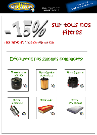 15% de remise sur tous nos FILTRES dès 360€ d'achat