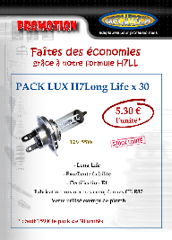 5,30€ HT l'ampoule H7 Long Life - 12V 55W